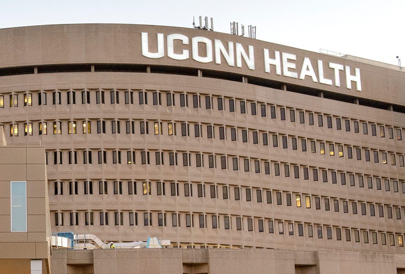 Exterior of building at the University of Connecticut