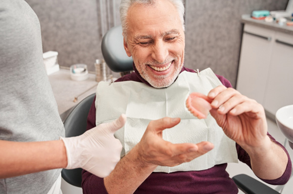 The materials used to make your dentures will affect their total cost