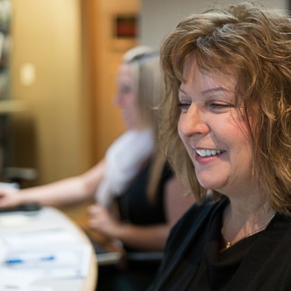 Dental team member at front desk in Westfield dental office